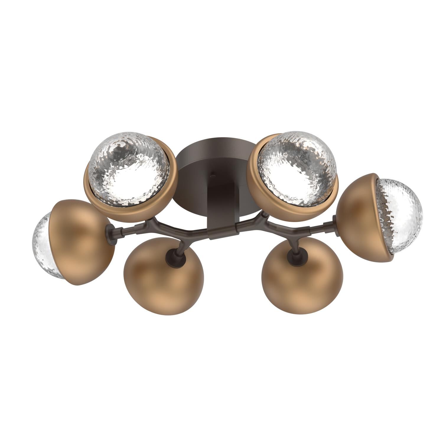 Levi Wilson Cabochon 27 Inch Flush Mount by Hammerton Studio