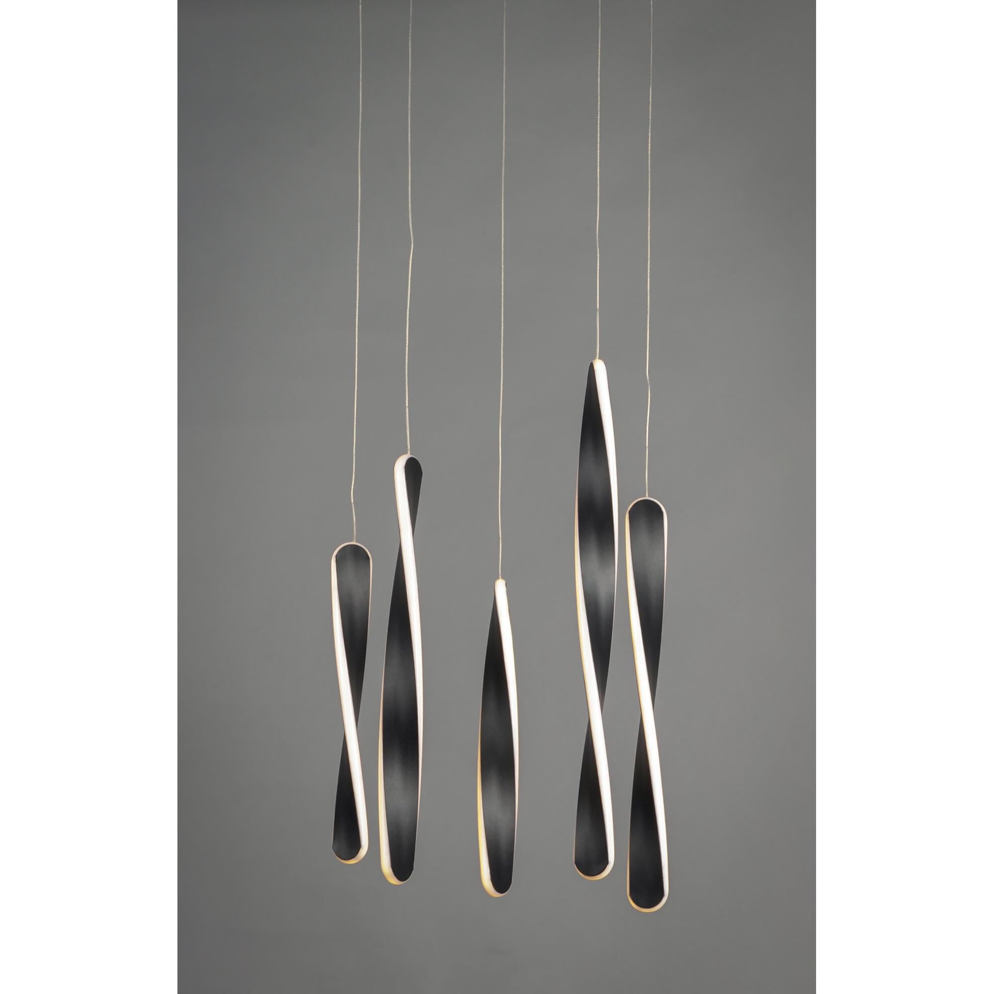 Pirouette 16 Inch 5 Light LED Multi Light Pendant by ET2 Lighting