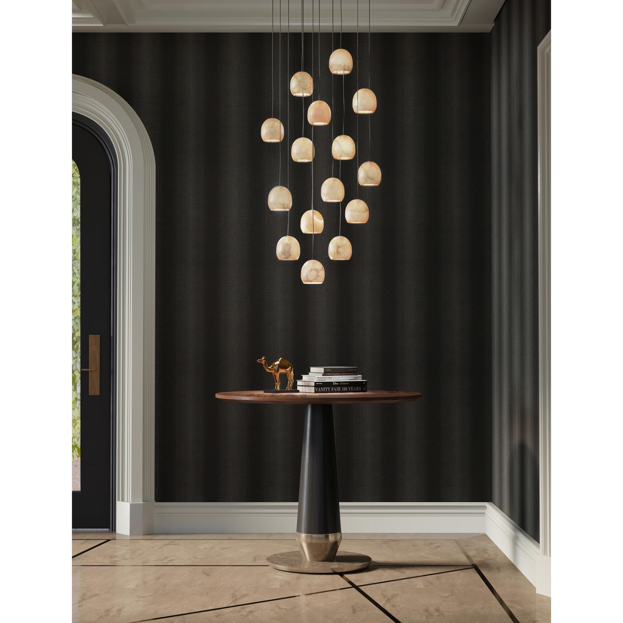 Lazio 24 Inch Multi Light Pendant by Currey and Company