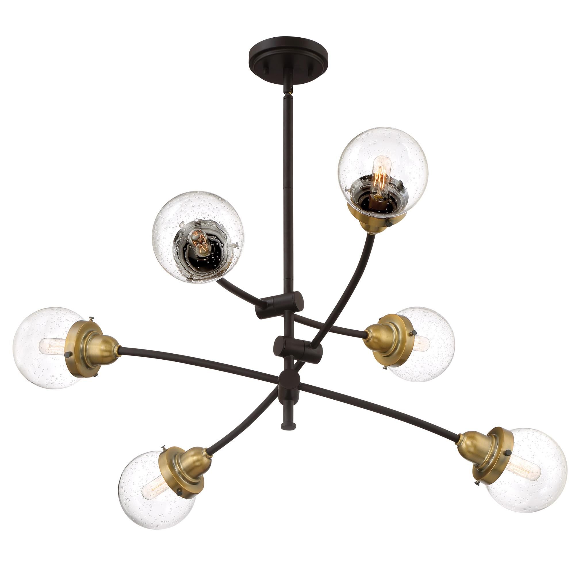 Trance 34 Inch 6 Light Chandelier by Quoizel