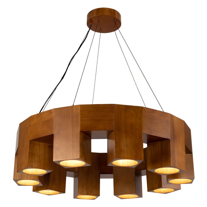 Bosco 35 Inch Chandelier by Kuzco