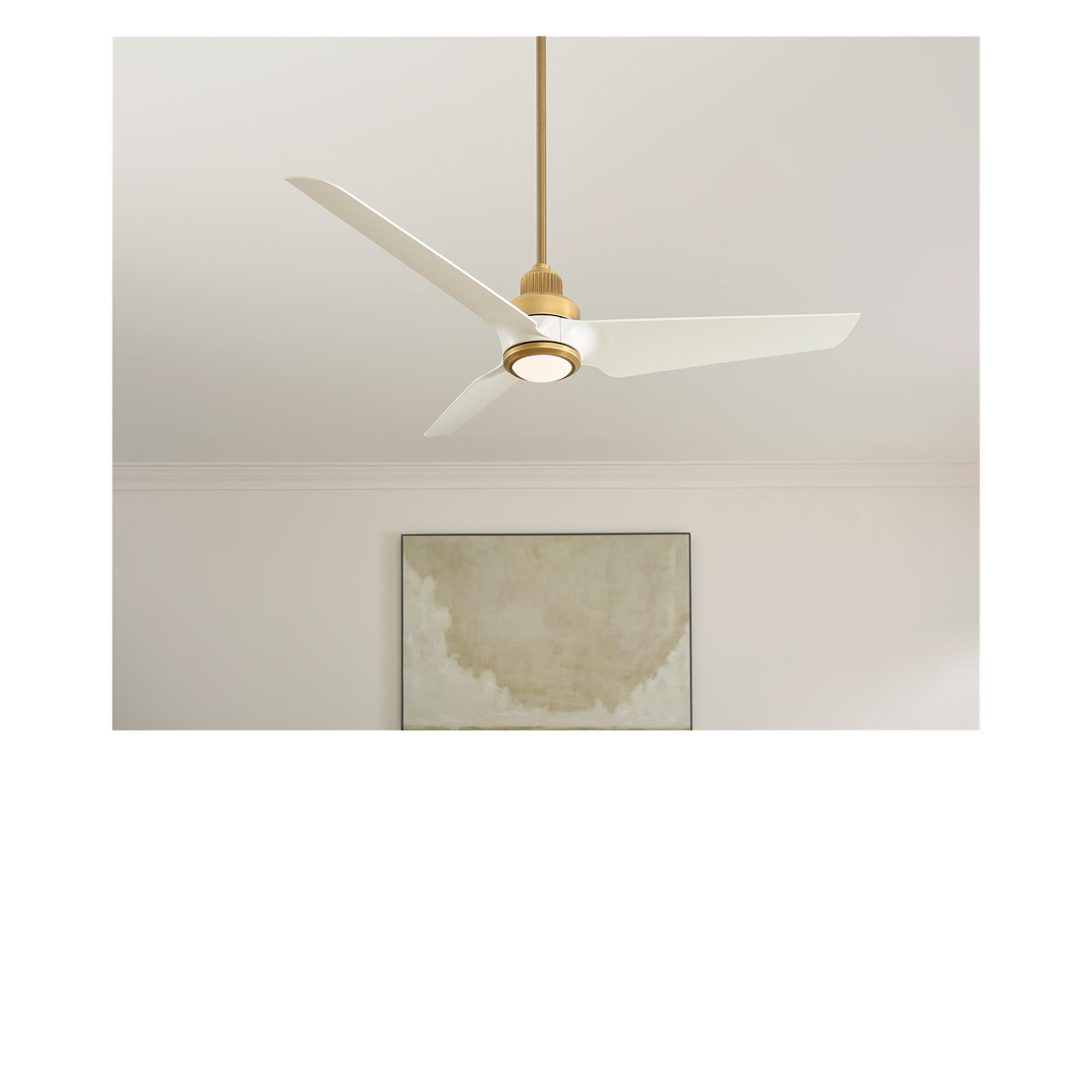 Ruhlmann Smart 52 Led 52 Inch Ceiling Fan with Light Kit,