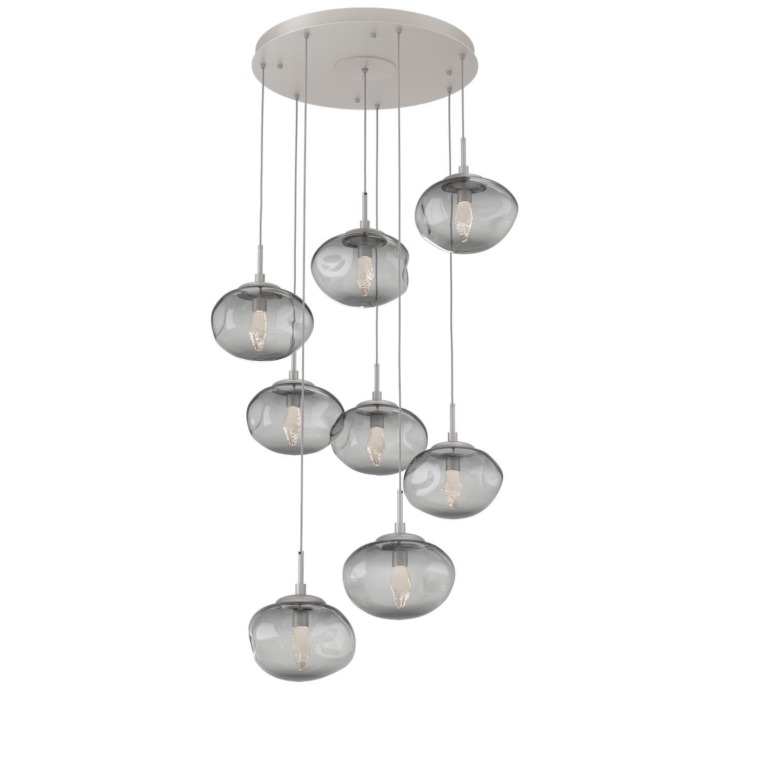 Shown in Metallic Beige Silver finish and Geo Inner Smoke Outer glass