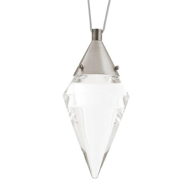 Shown in Vintage Silver finish and Clear glass