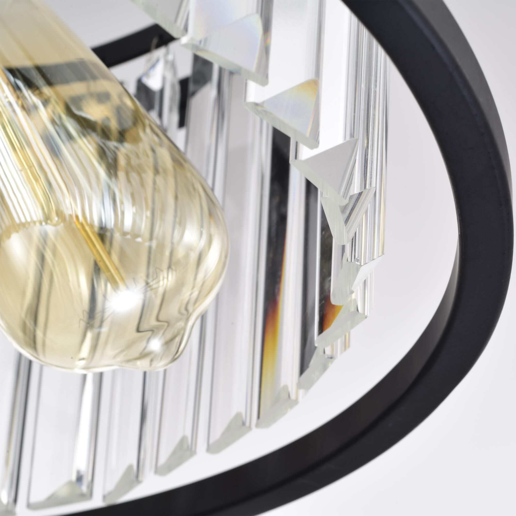 Krys 17 Inch 3 Light Semi Flush Mount by Nuvo Lighting