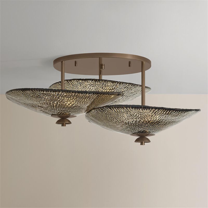 Moniomi Alba 36 Inch 9 Light Semi Flush Mount by Corbett Lighting