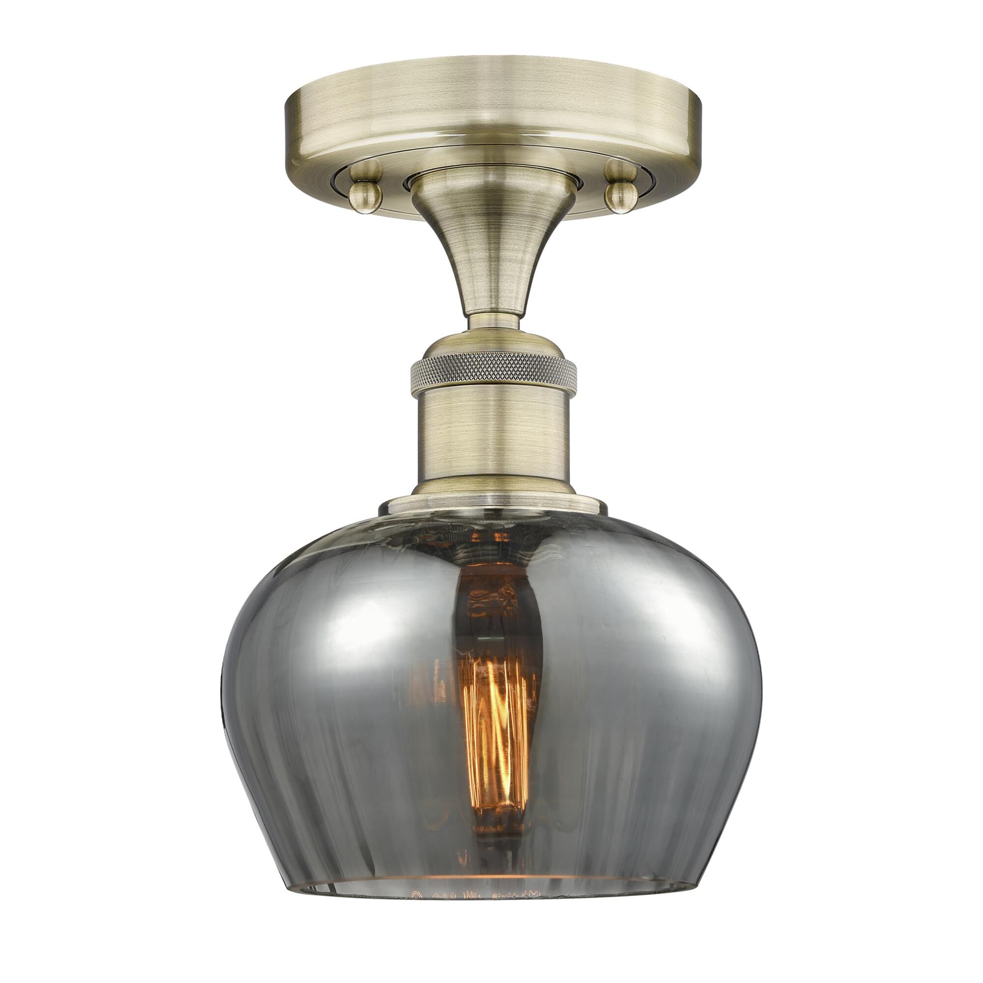 Bruno Marashlian Fenton 6 Inch 1 Light Semi Flush Mount by Innovations Lighting