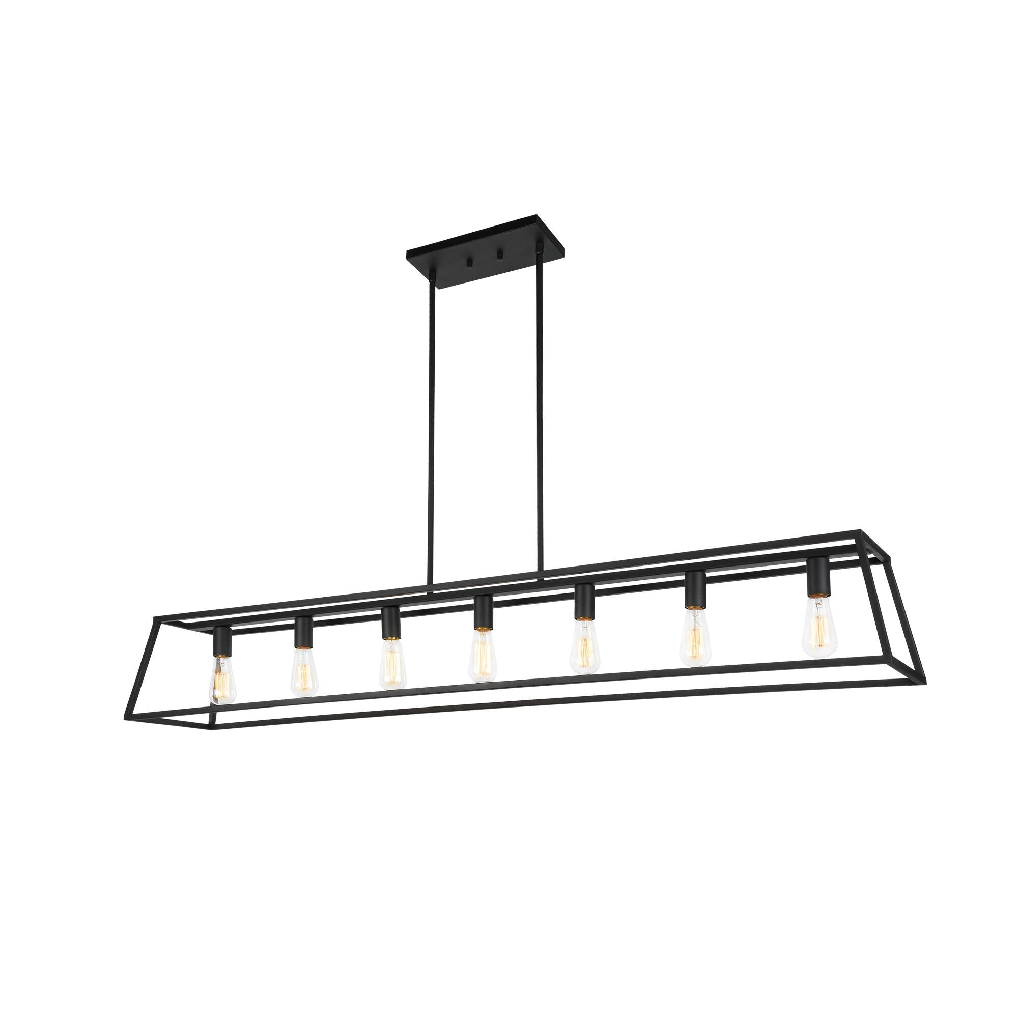 Candor 63 Inch 7 Light Linear Suspension Light by Matteo Lighting