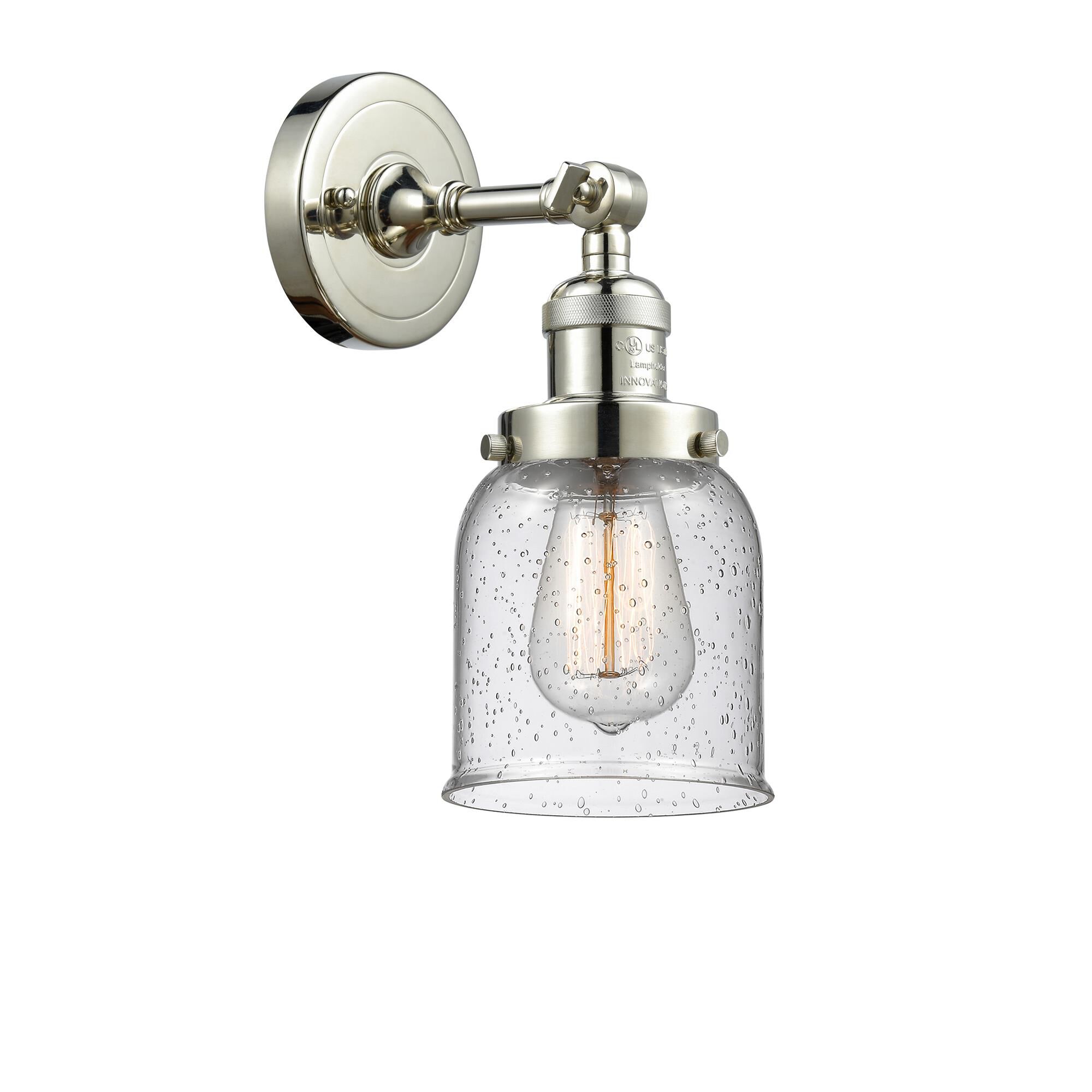 Bruno Marashlian Small Bell 5 Inch 1 Light Semi Flush Mount by Innovations Lighting