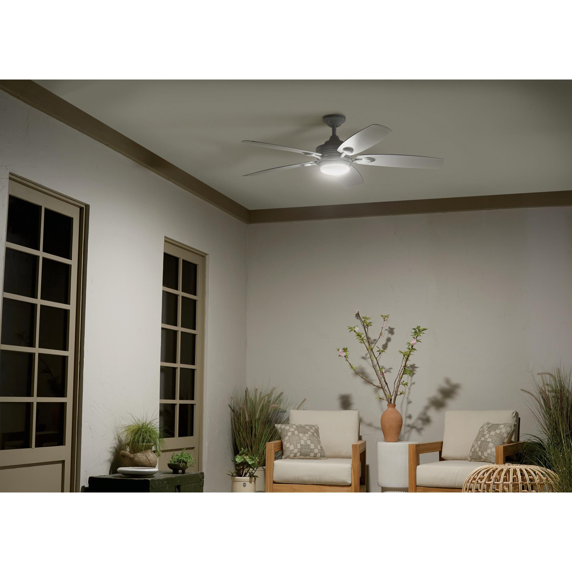 Tranquil 56 Inch Ceiling Fan with Light Kit by Kichler Lighting