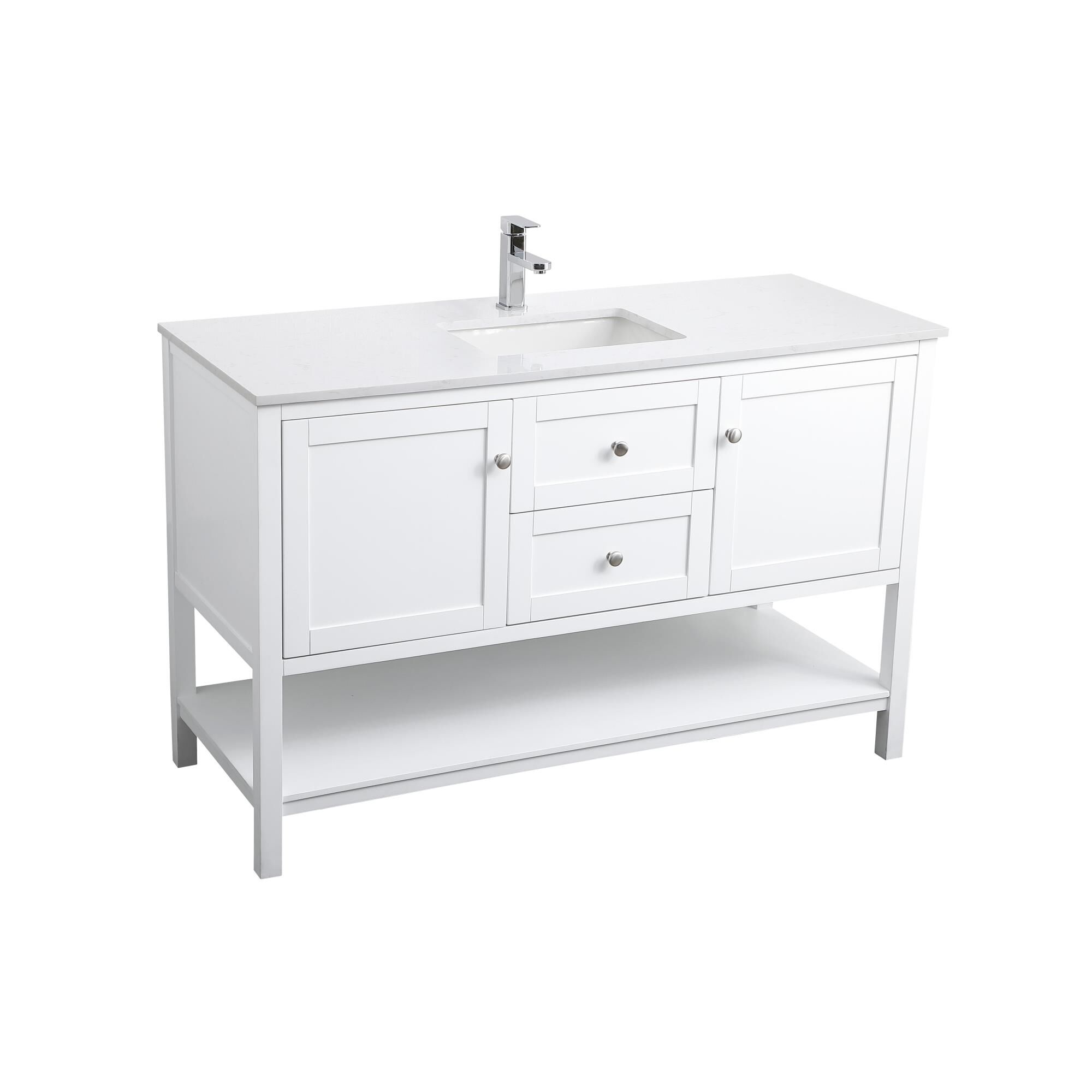 Heath 54 Inch Bath Vanity by Elegant Decor