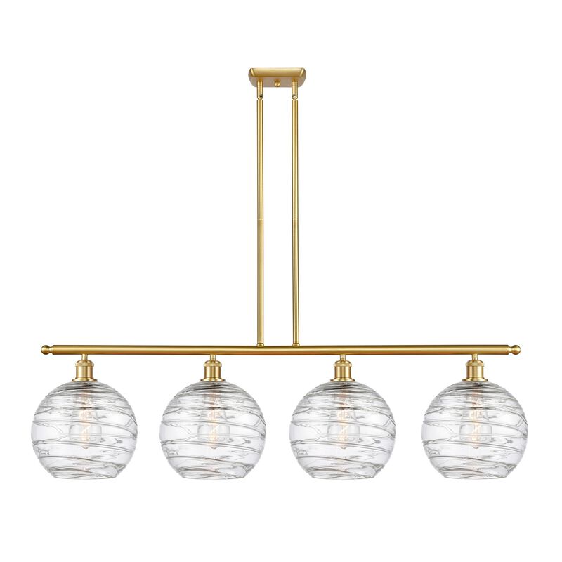 Bruno Marashlian Athens Deco Swirl 48 Inch Linear Suspension Light by Innovations Lighting