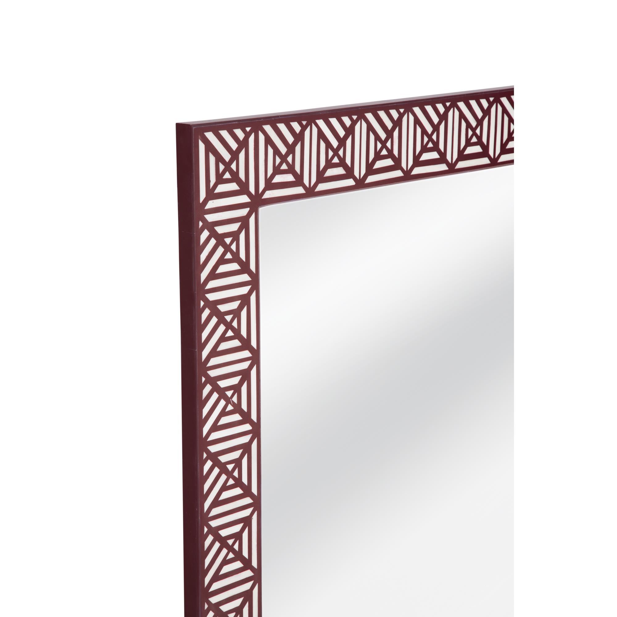 Rouge 36 Inch Decorative Mirror by Bassett Mirror Company