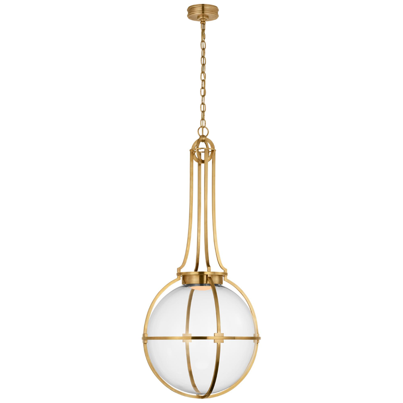 Visual Comfort Signature Collection Chapman & Myers Gracie 19 Inch LED Large Pendant