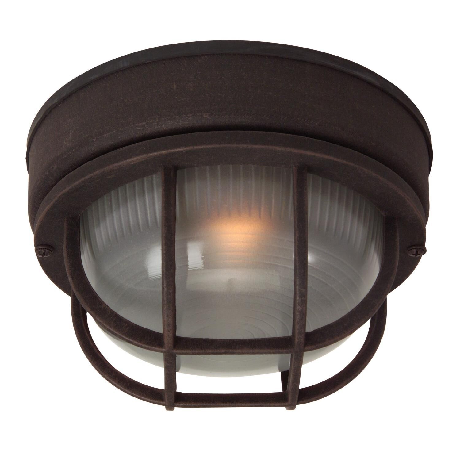 Bulkheads 8 Inch 1 Light Outdoor Flush Mount by Craftmade