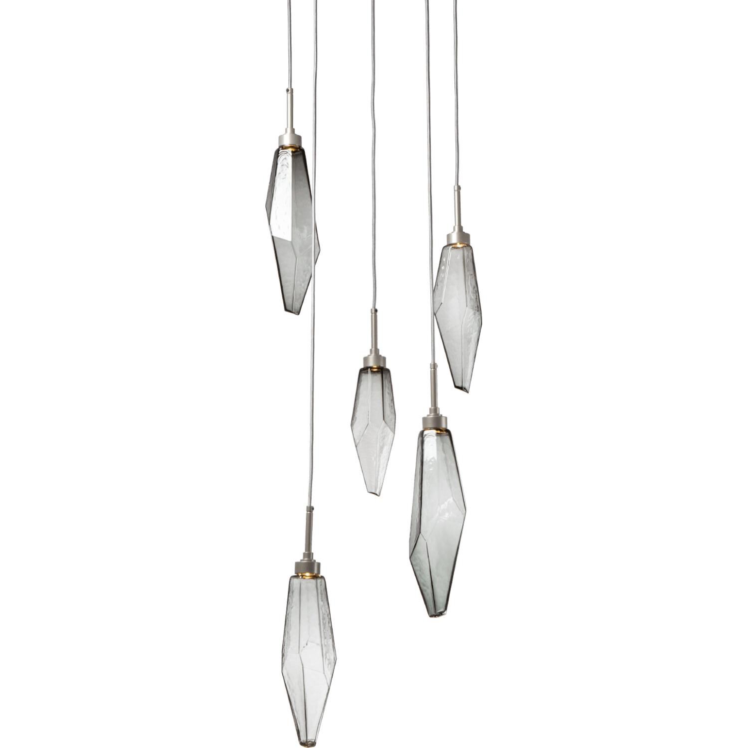 Rock Crystal Multi Light Pendant by Hammerton Studio