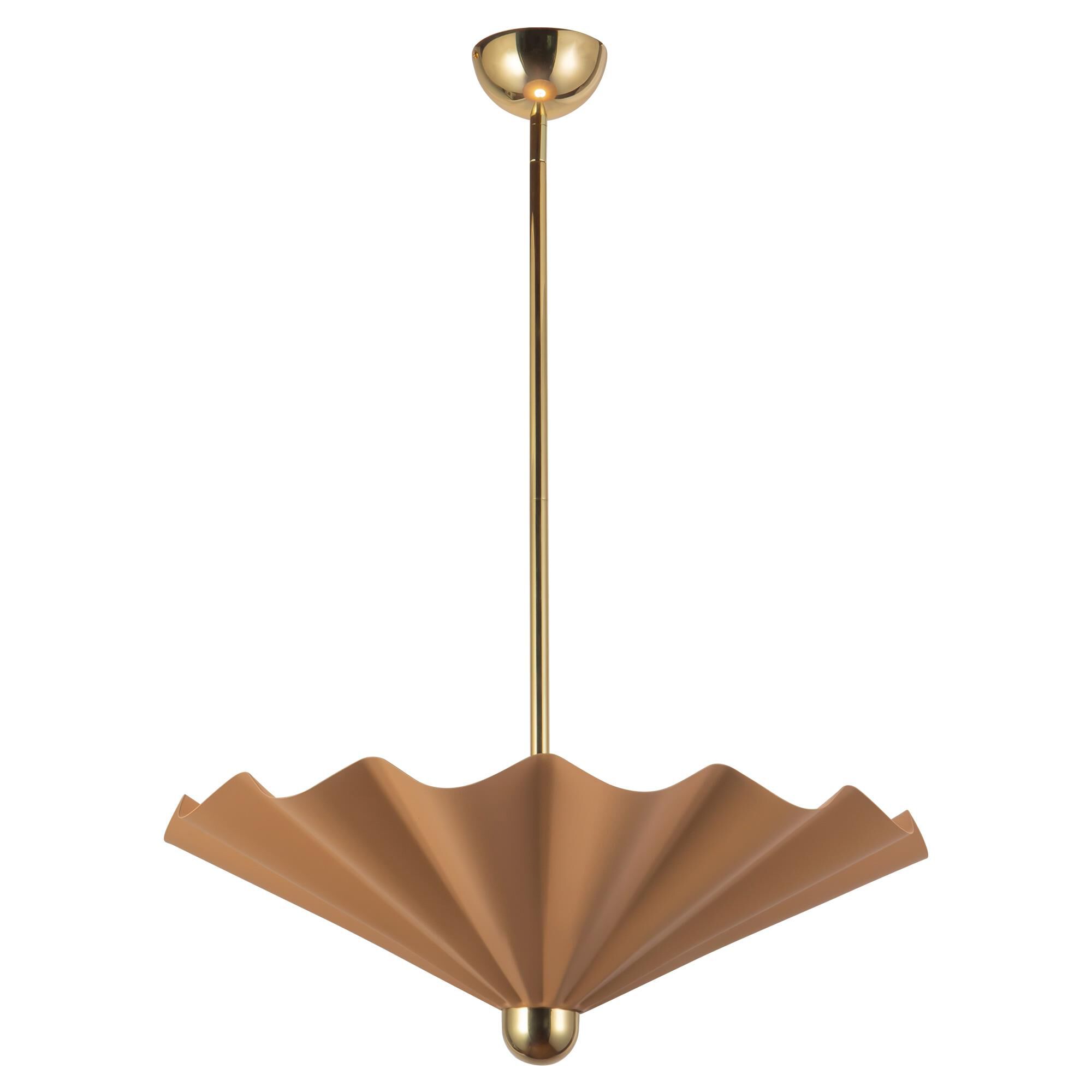 Jason Koharik Furrow 25 Inch Large Pendant by Alora Lighting