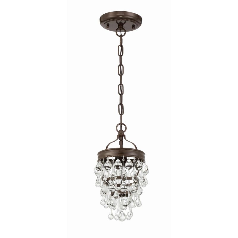 Crystorama Calypso 7 Inch Mini Chandelier
