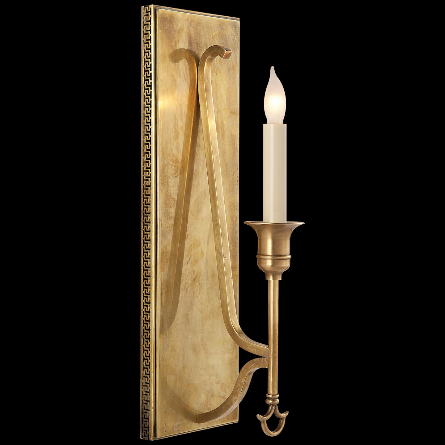 Shown in Hand-Rubbed Antique Brass finish and No Glass  glass and NO Shade  shade