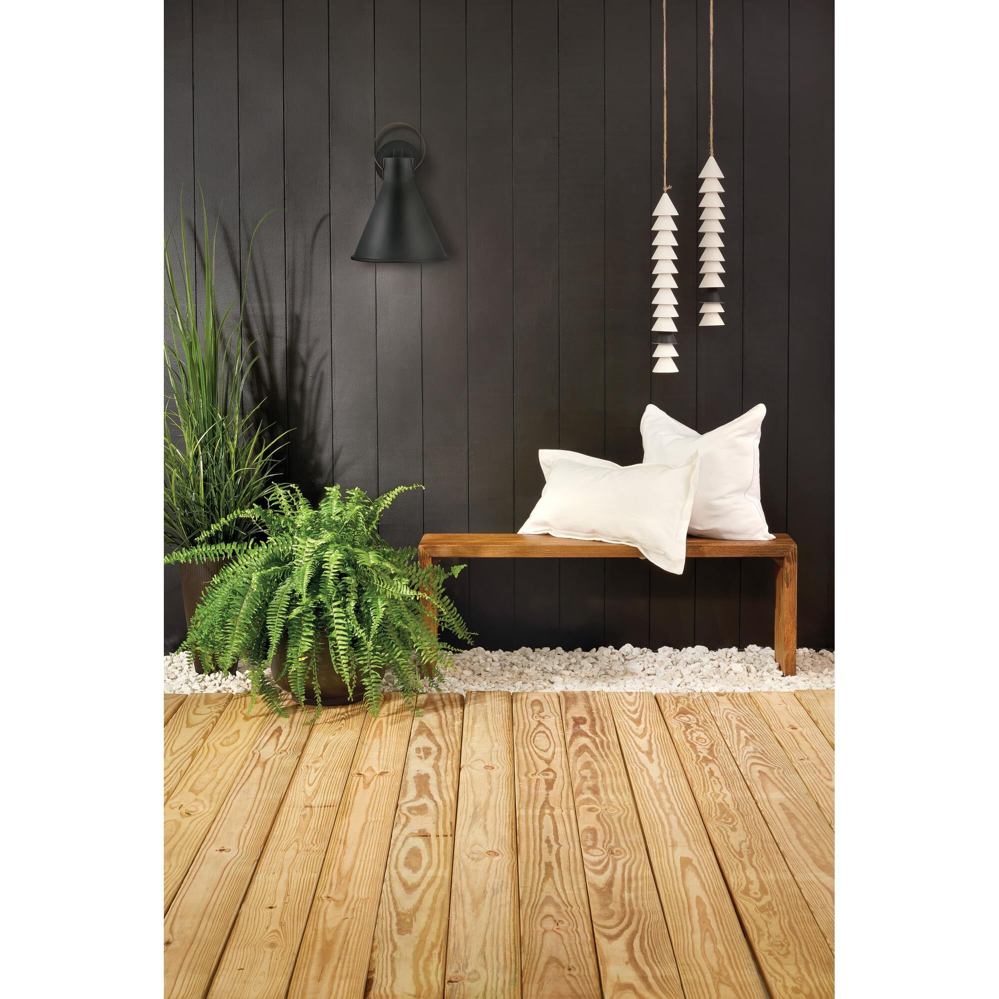 Shown in Museum Black finish and Brass accent