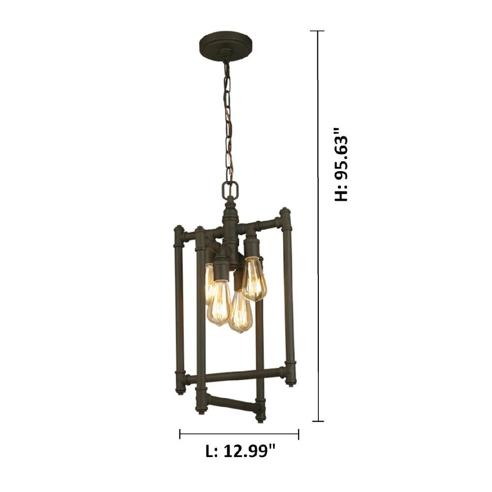 Eglo Wymer 12 Inch Cage Pendant by Eglo Lighting