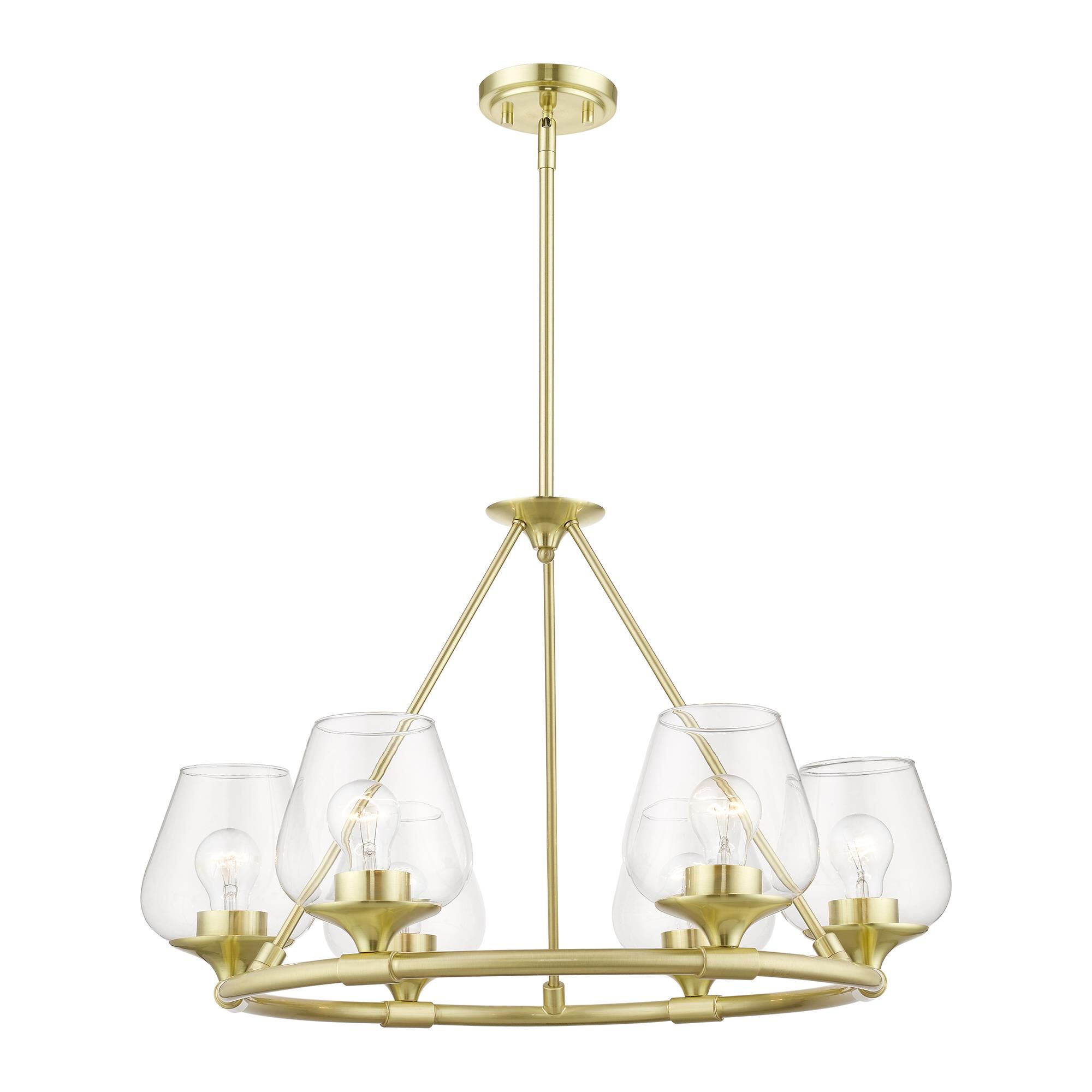 Willow 26 Inch 6 Light Chandelier by Livex Lighting