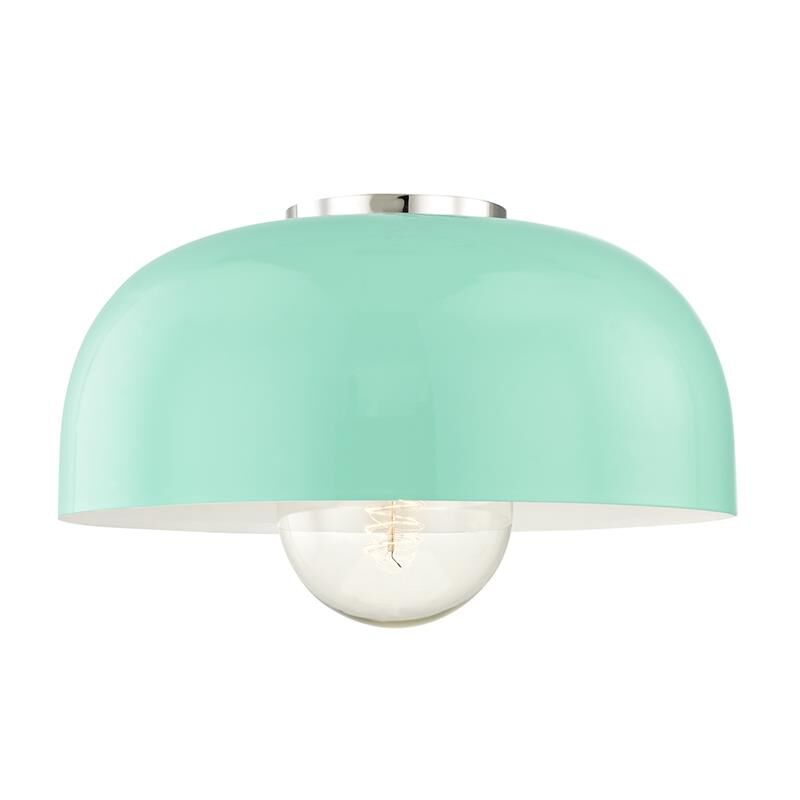 Shown in Polished Nickel-Mint finish and Mint Metal shade 