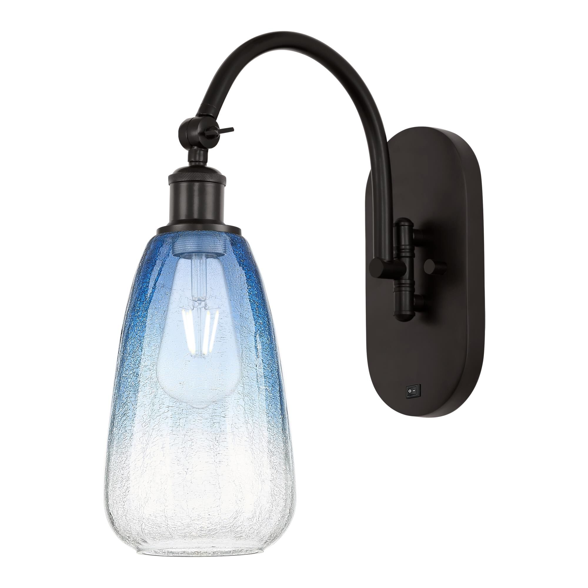 Bruno Marashlian Brookhaven Almond 6 Inch Wall Swing Lamp by Innovations Lighting