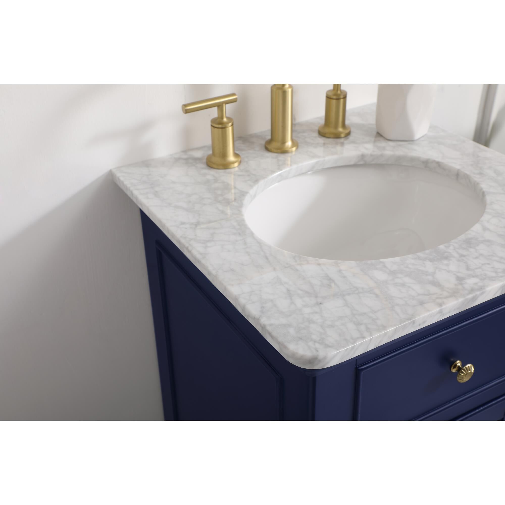 Shown in Blue finish