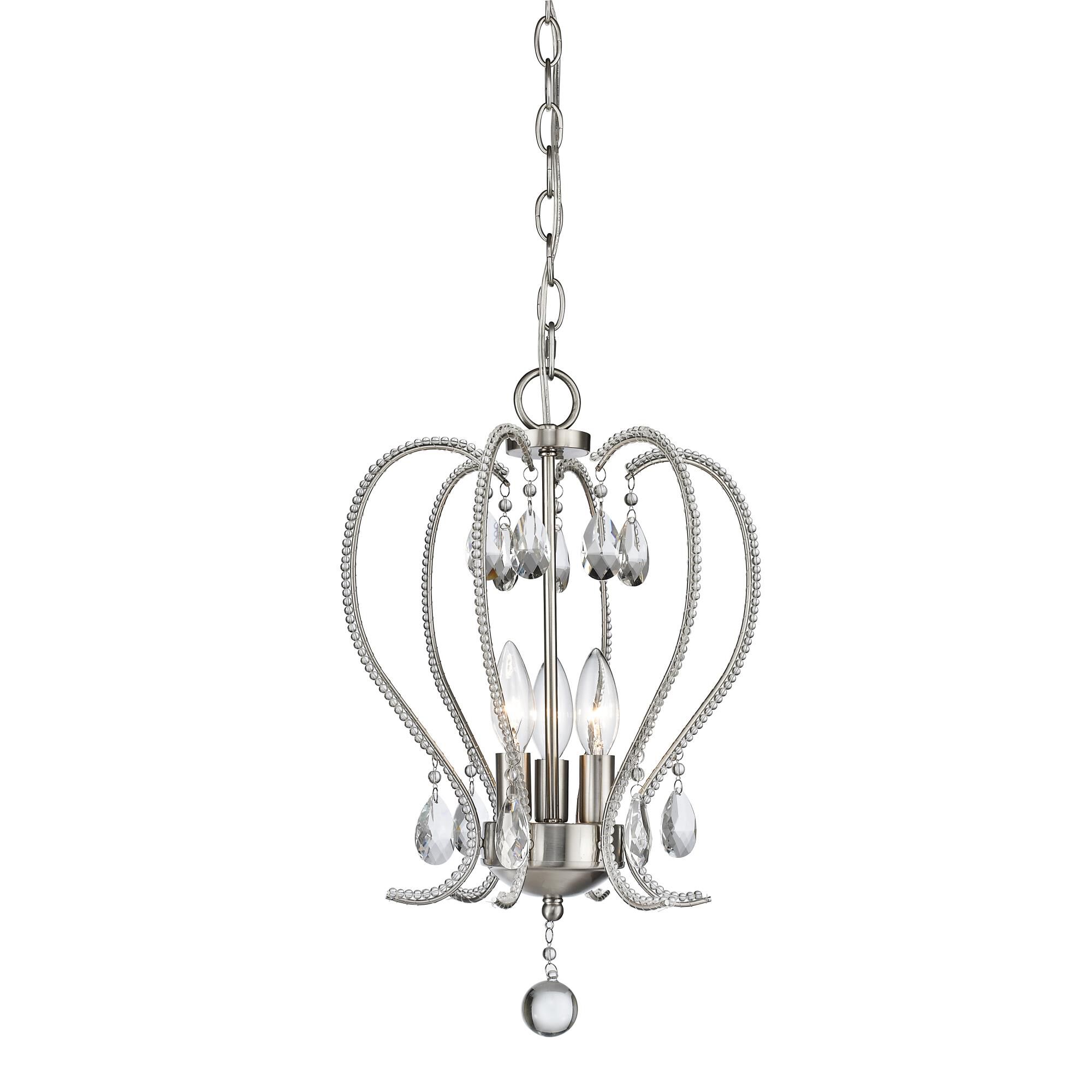 Serenade 13 Inch 3 Light Mini Chandelier by Z-Lite