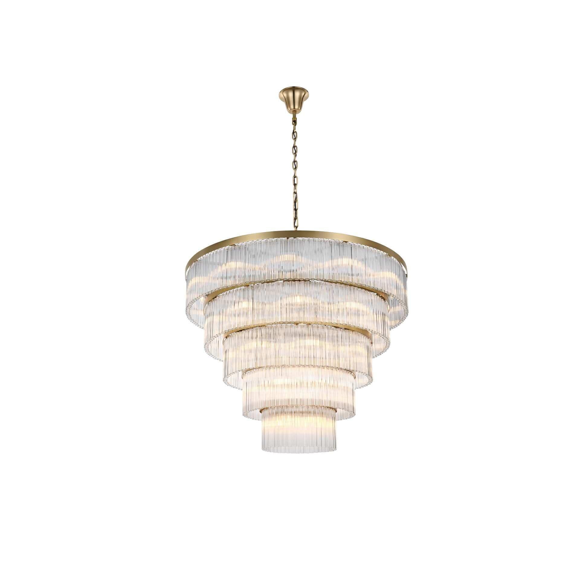 Shown in Satin Gold finish and Rc crystal