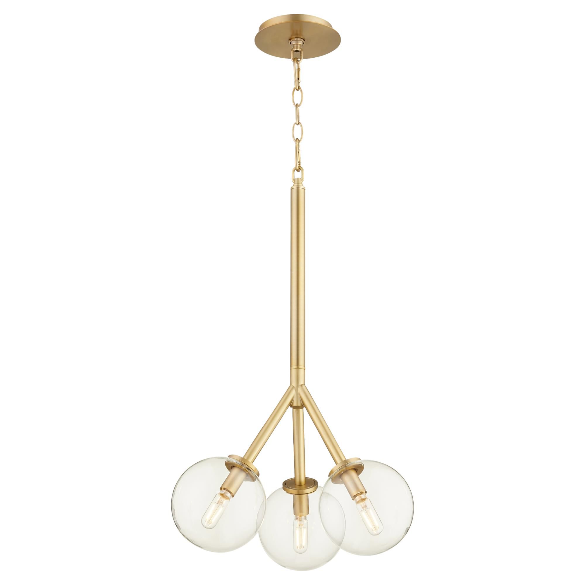 Rovi 16 Inch 3 Light Multi Light Pendant by Quorum International