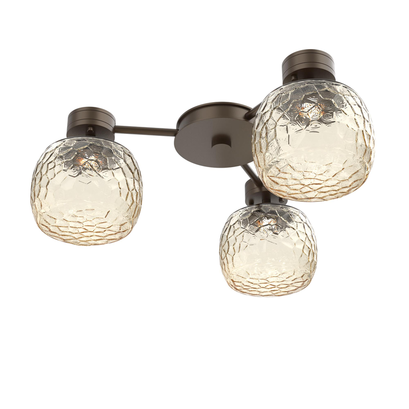 Levi Wilson Vessel 24 Inch Semi Flush Mount by Hammerton Studio