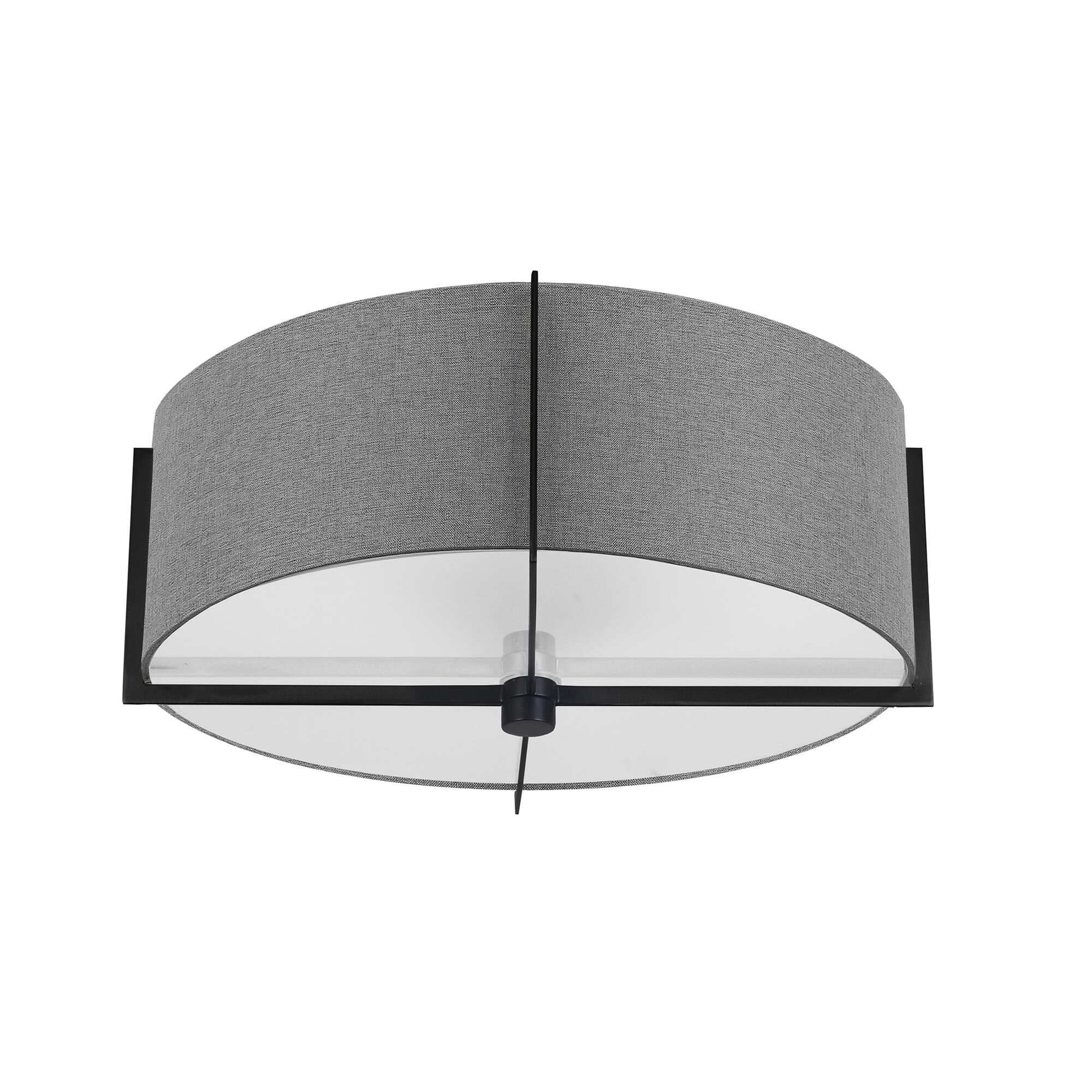 Preston 15 Inch 3 Light Semi Flush Mount by Dainolite