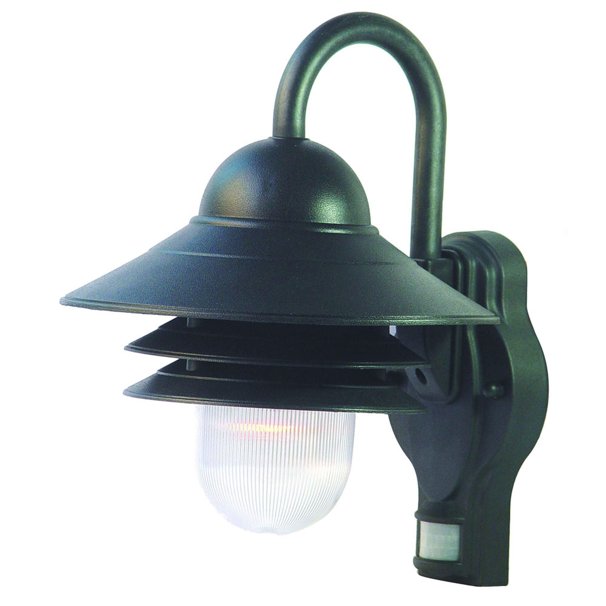 Shown in Matte Black finish and Clear glass and Clear Prismatic Acrylic Globe shade