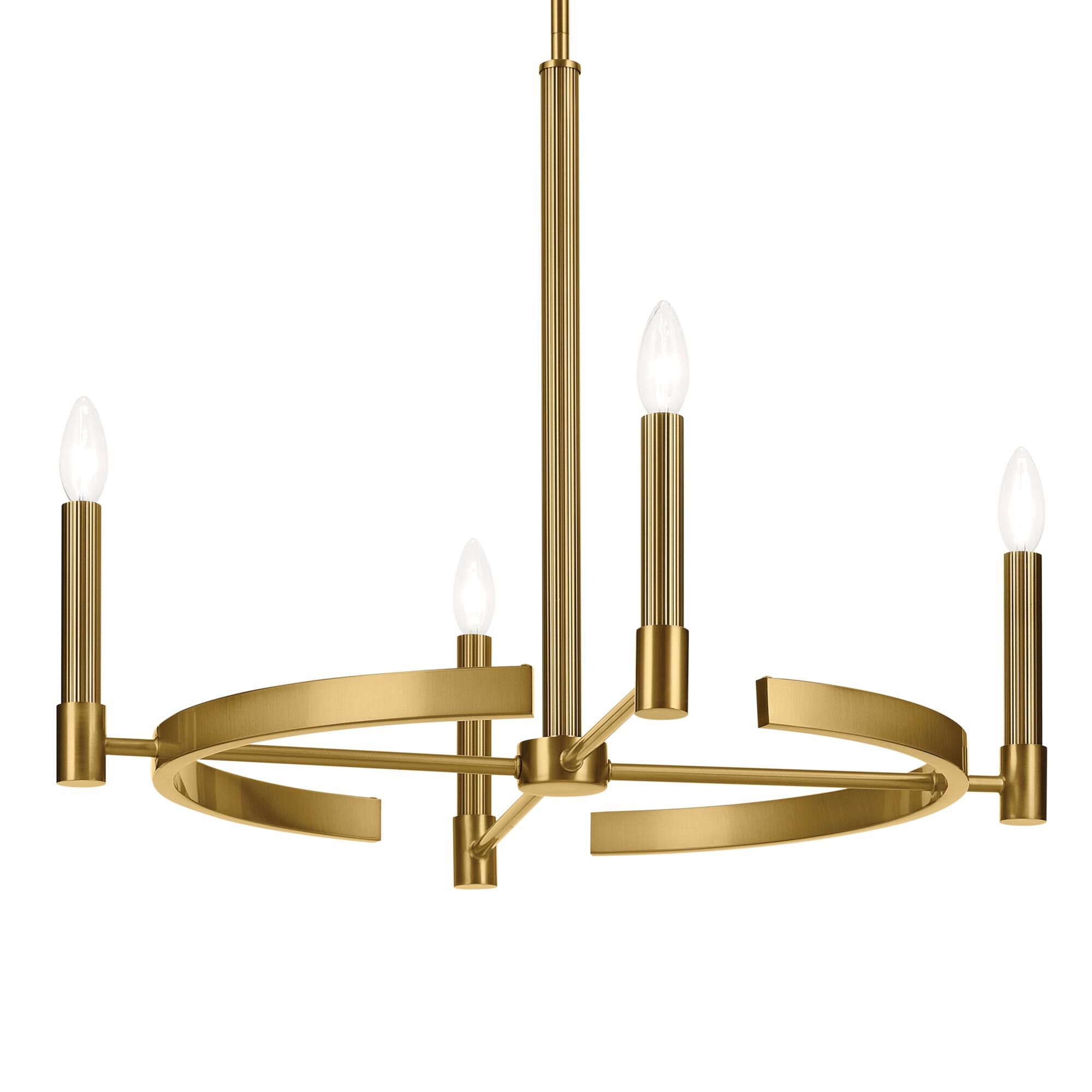 Shown in Brushed Natural Brass finish