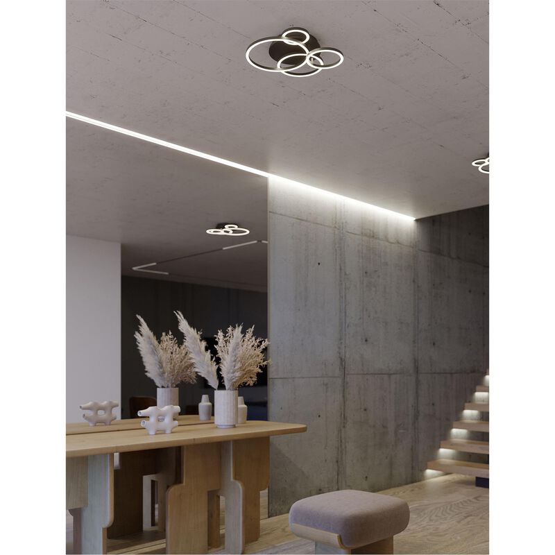 Orbit 24 Inch Semi Flush Mount by AFX Lighting