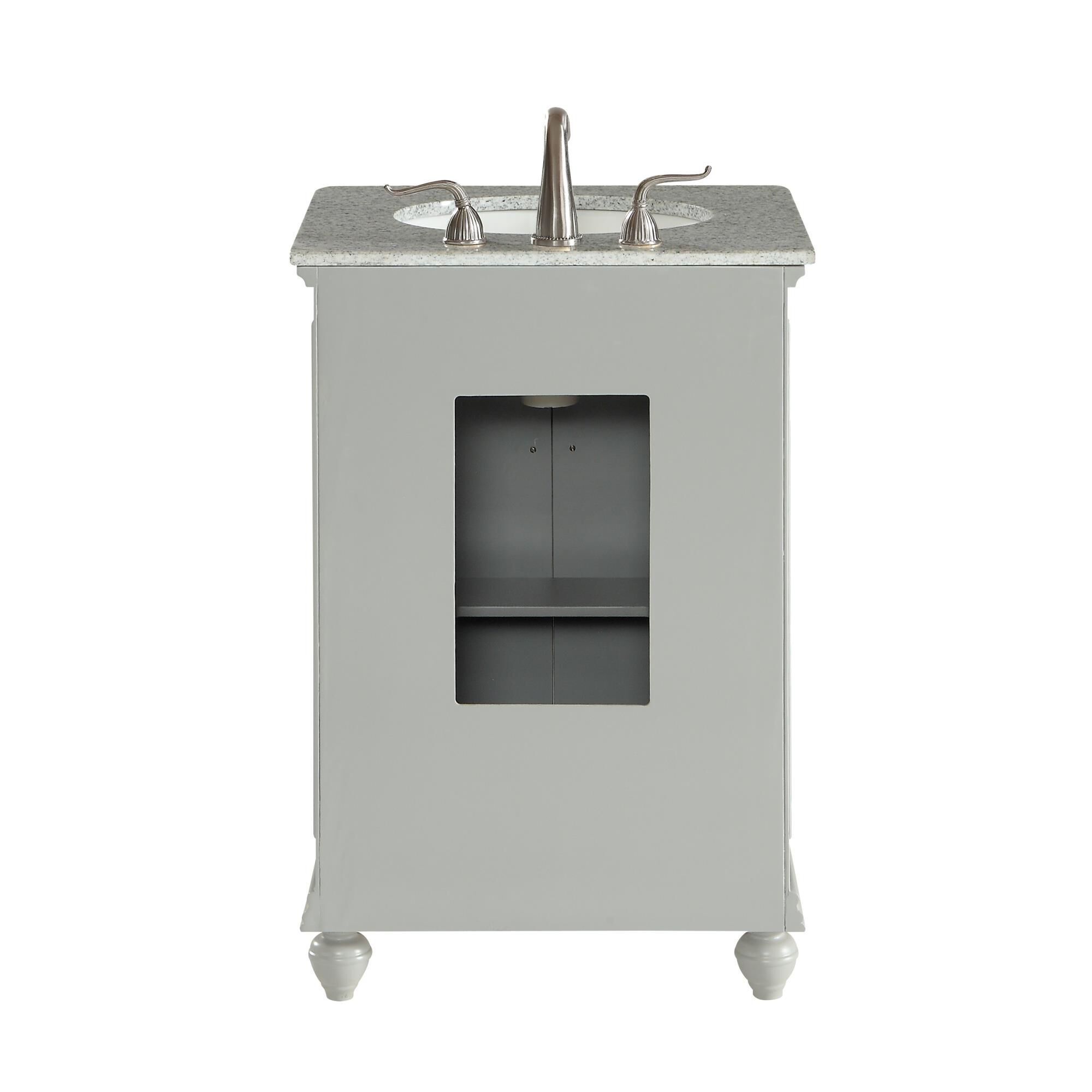 Shown in Light Grey finish