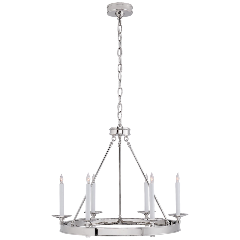 Chapman & Myers Launceton 27 Inch 6 Light Chandelier by Visual Comfort Signature Collection