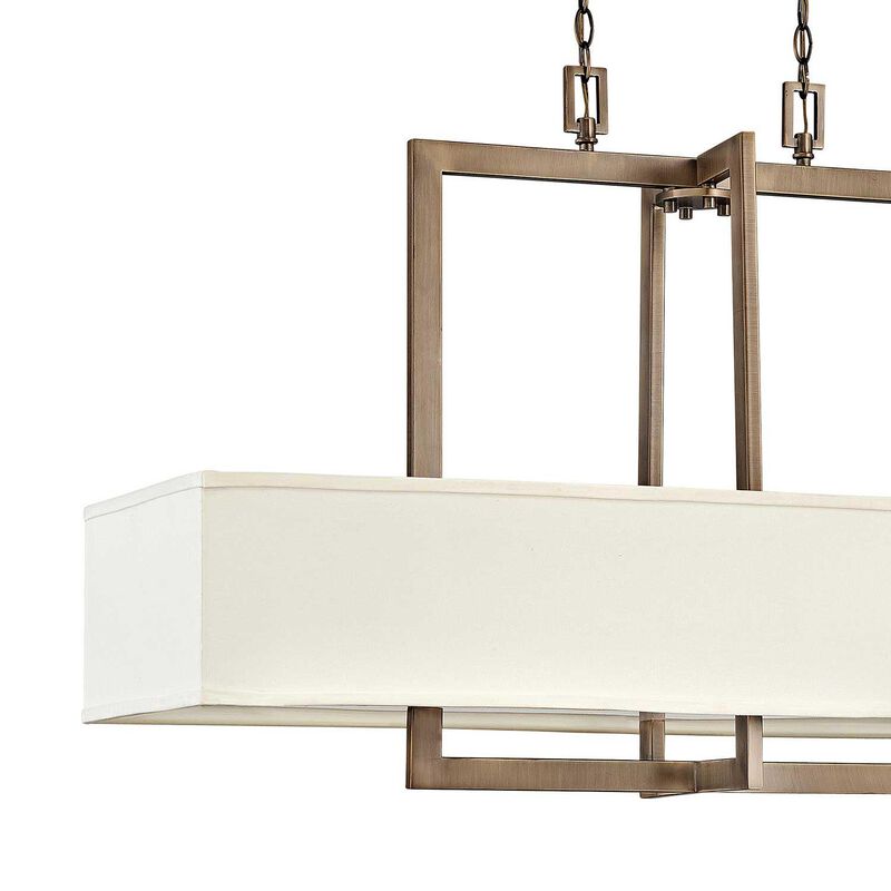 Hampton 42 Inch 4 Light Linear Suspension Light | Capitol Lighting