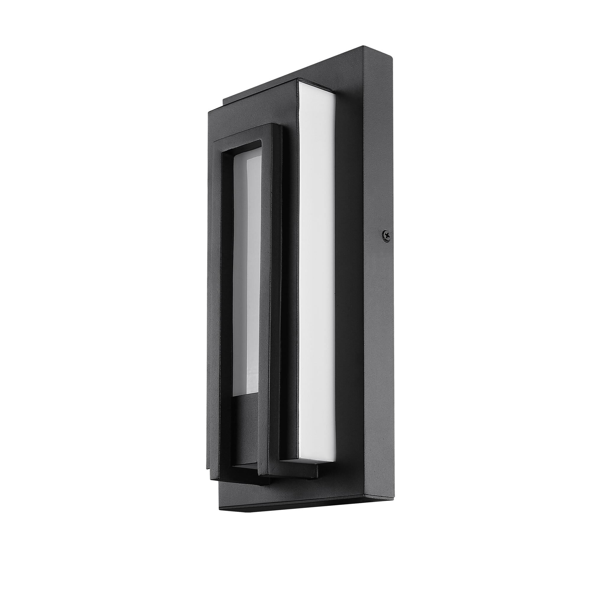 Shown in Black finish and White glass