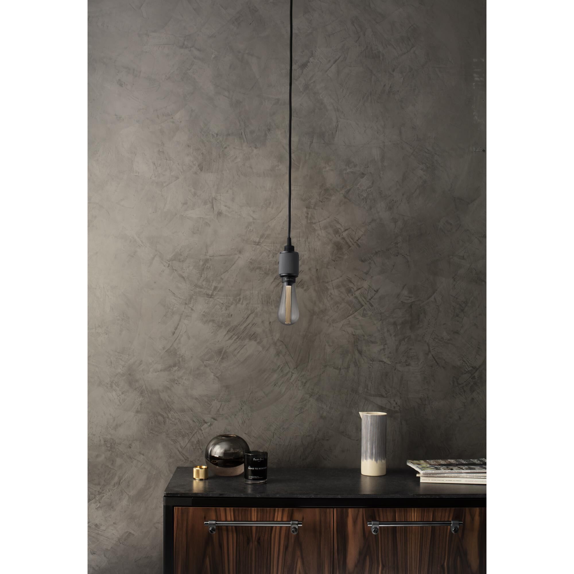 Heavy Metal Mini Pendant Light with Cross Detail by Buster and Punch