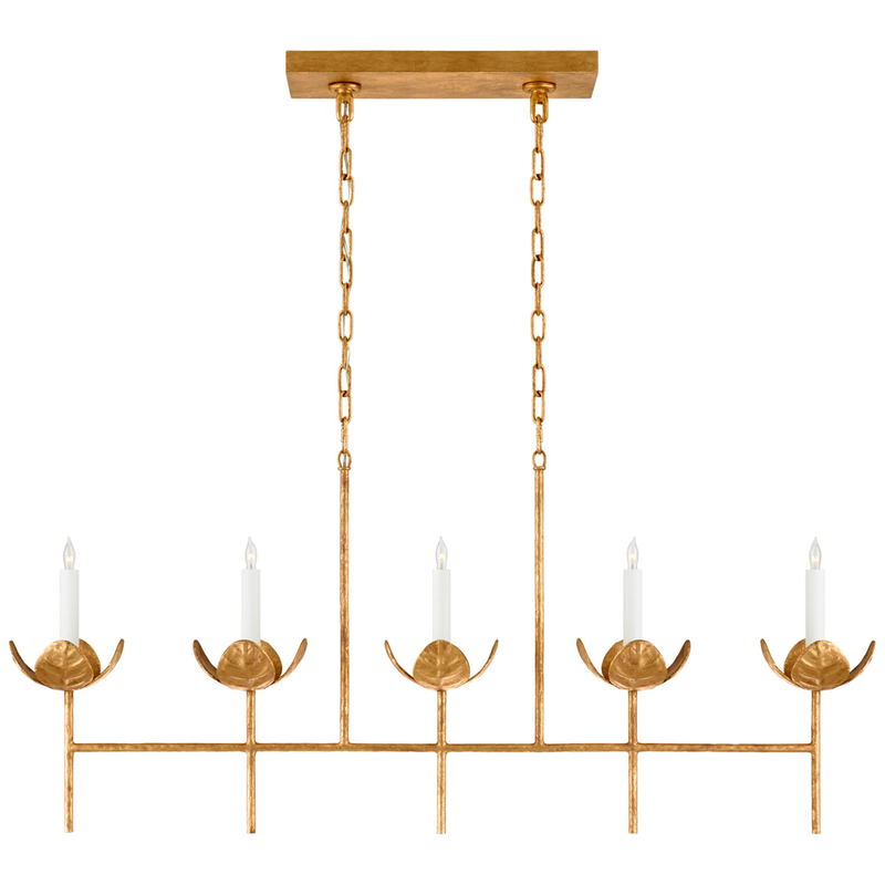 Julie Neill Illana 5 Light Linear Suspension Light by Visual Comfort Signature Collection
