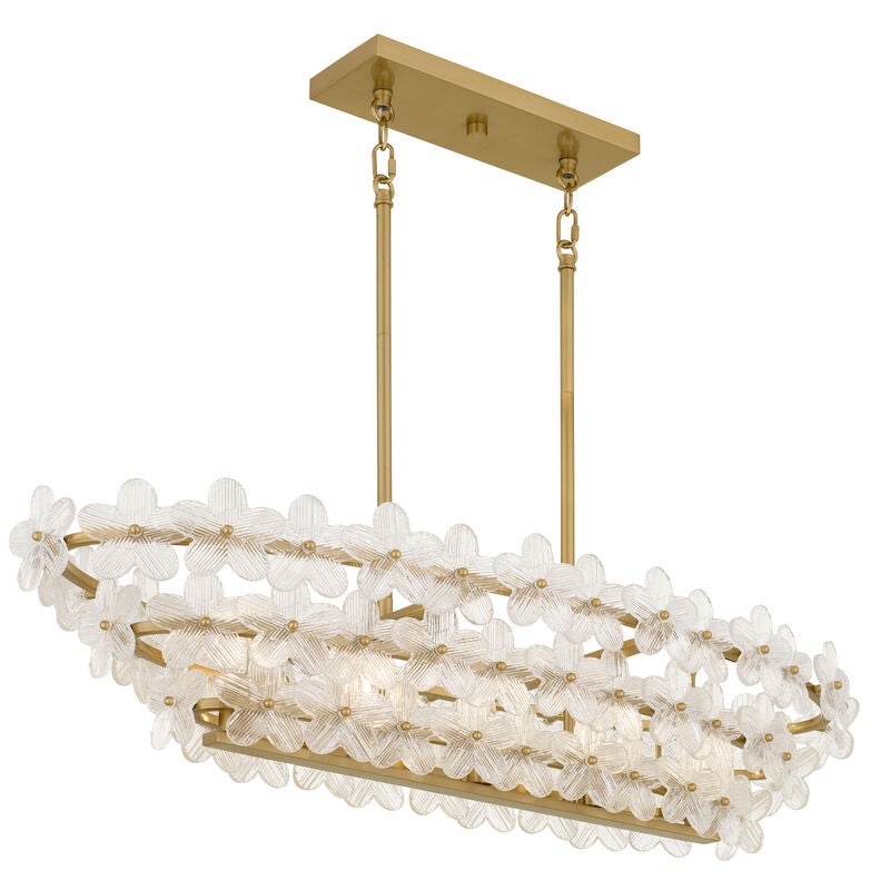 Wright 42 Inch Linear Suspension Light by Quoizel