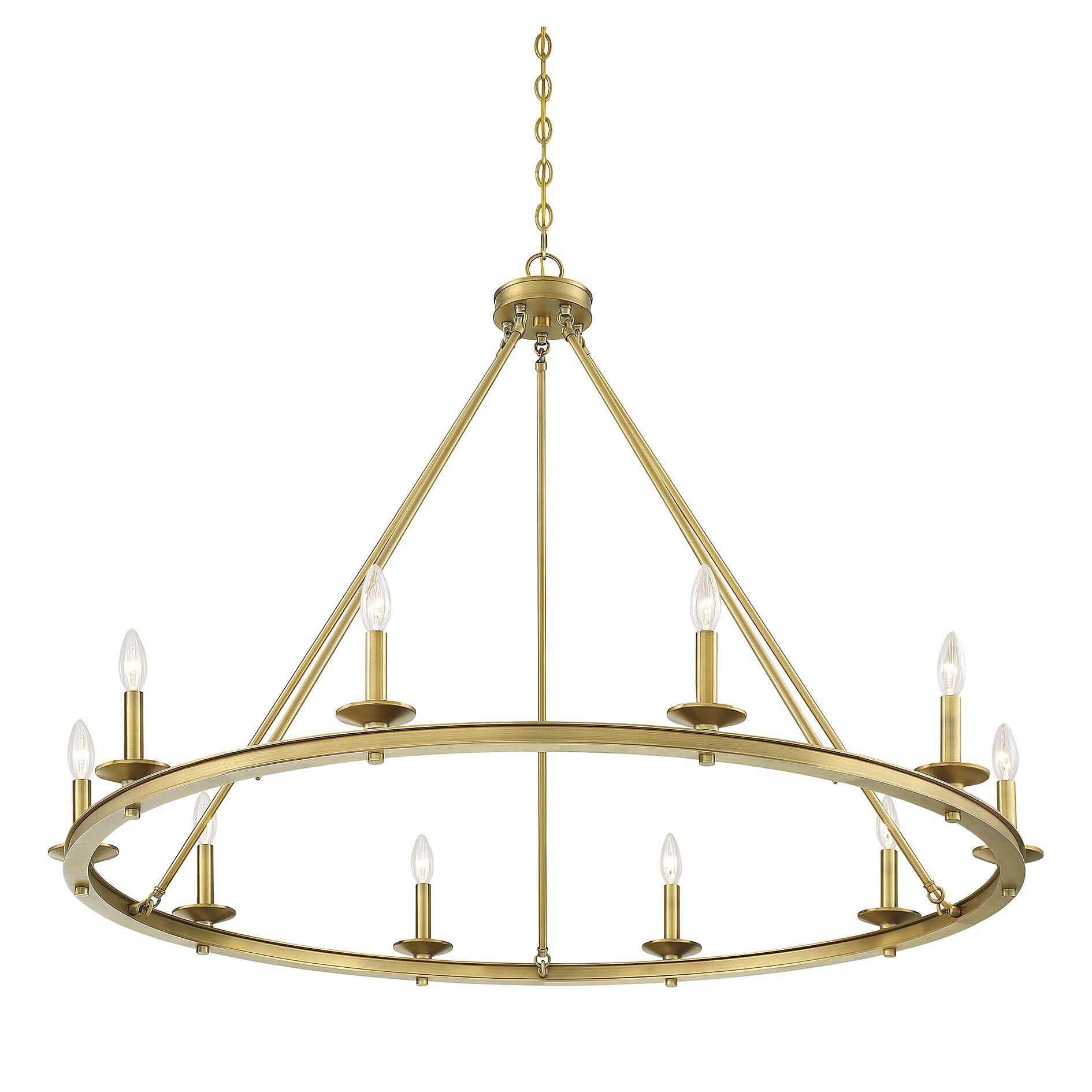 Middleton 45 Inch 10 Light Chandelier by Savoy House