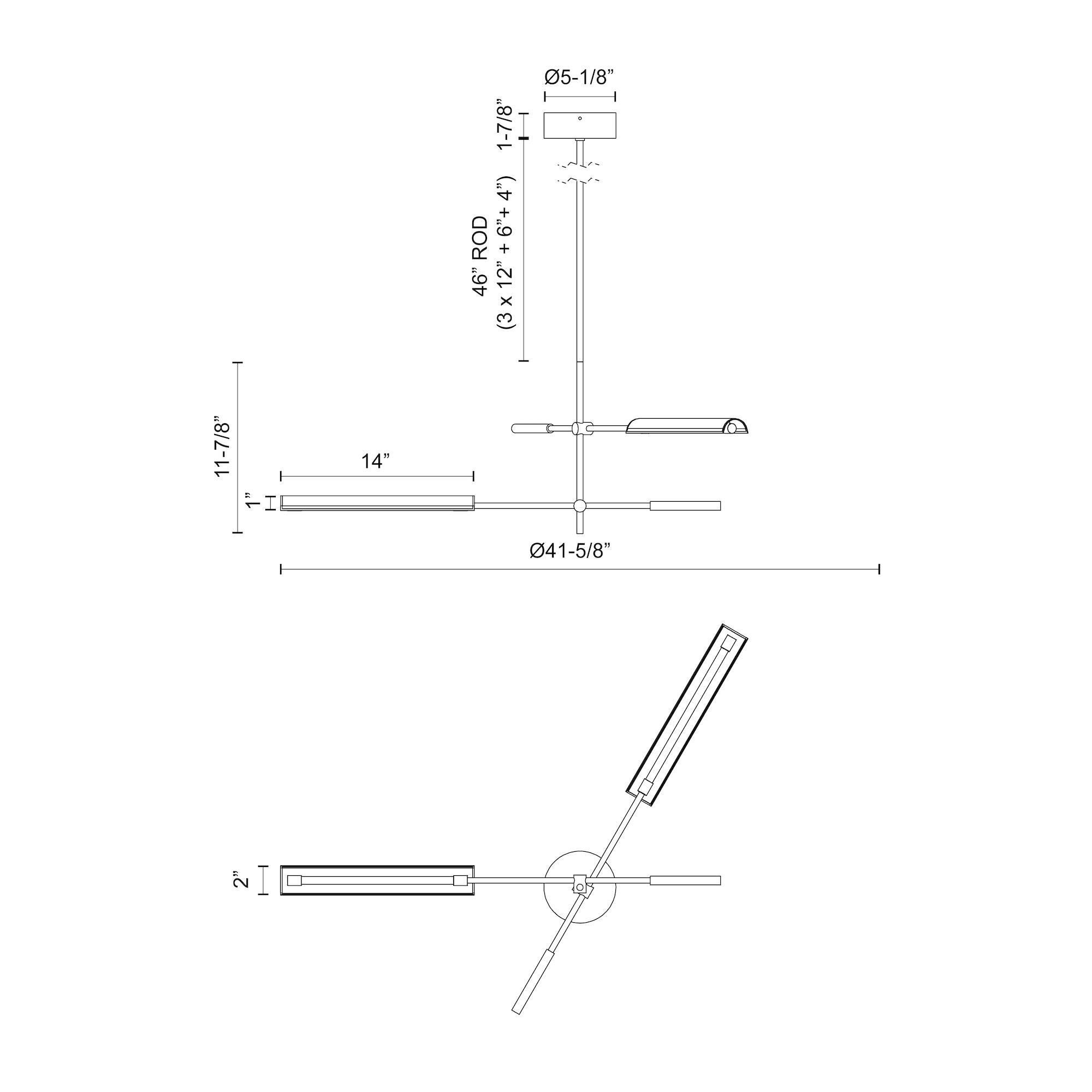 Shown in Brass finish and Clear glass and Metal shade