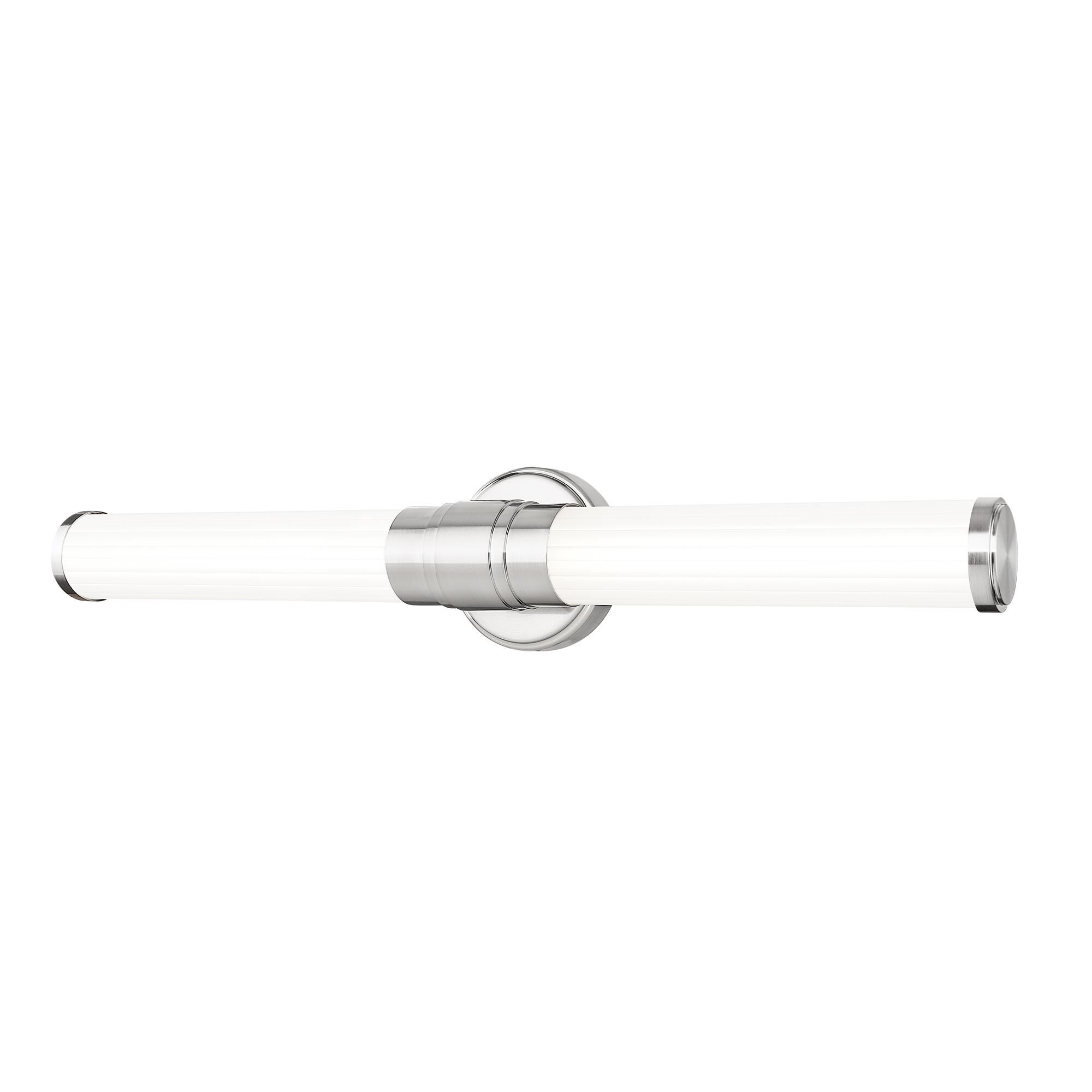 Shown in Brushed Nickel finish and Opal White glass and Opal White shade