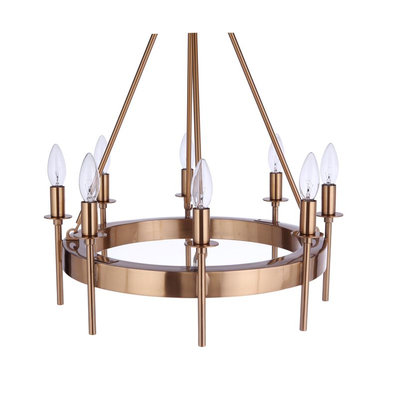 Larrson 20 Inch 8 Light Mini Chandelier by Craftmade