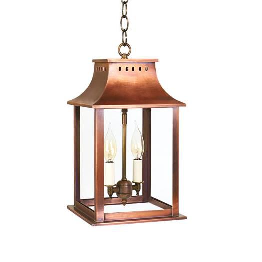Rockland 15 Inch Tall 2 Light Outdoor Hanging Lantern by Northeast Lantern