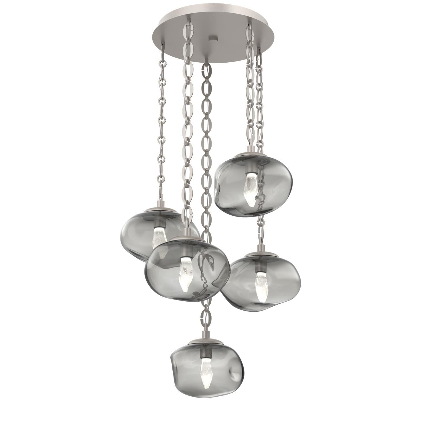 Levi Wilson Nova Led 24 Inch Multi Light Pendant by Hammerton Studio